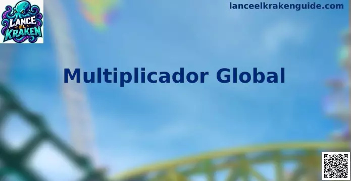 Interfaz del Multiplicador Global en la tragamonedas Lance el Kraken