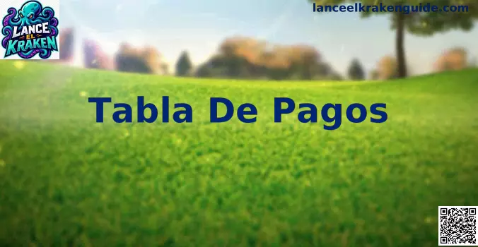 Tabla de Pagos del juego Lance el kraken
