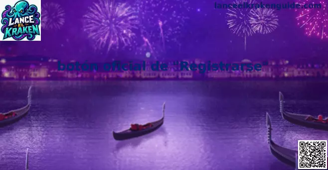 Guía visual del botón oficial de Registrarse en Lance el kraken