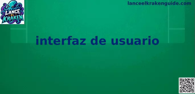Representación detallada de una interfaz de usuario avanzada para sistemas de control
