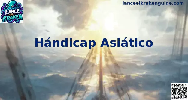 Infografía explicativa del Hándicap Asiático en las apuestas de fútbol internacional