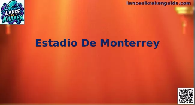 Estadio De Monterrey vista panorámica