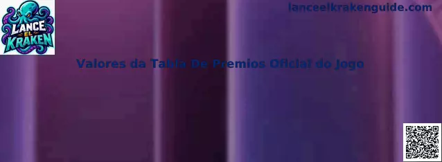 Valores da Tabla De Premios Oficial do Jogo