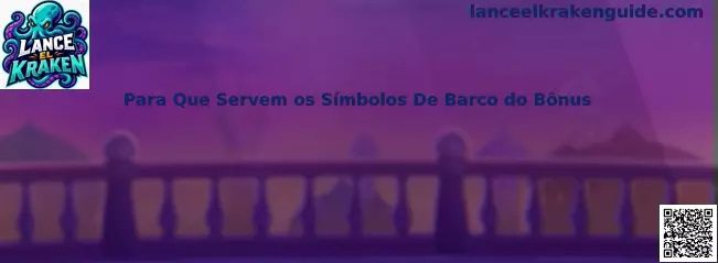 Símbolos de barco del bono en Lance el kraken