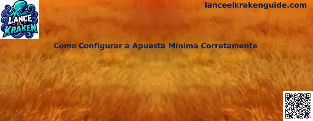 Configurar apuesta mínima correctamente