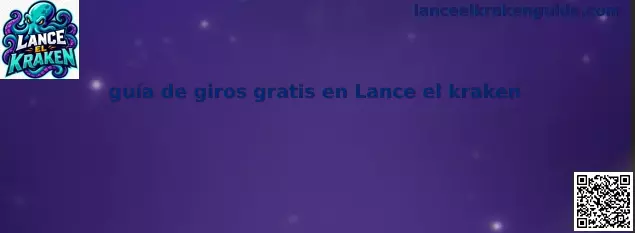 Guía de giros gratis en Lance el kraken