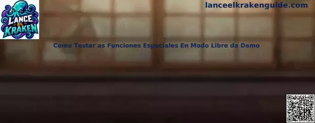 Funciones especiales en modo libre de la demo de Lance el kraken